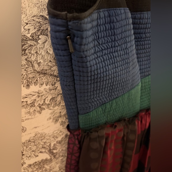 Niki Mahajan for Anthropologie Montage Midi Dress RARE Size 8 10 12 Silk Lace - Picture 14 of 14